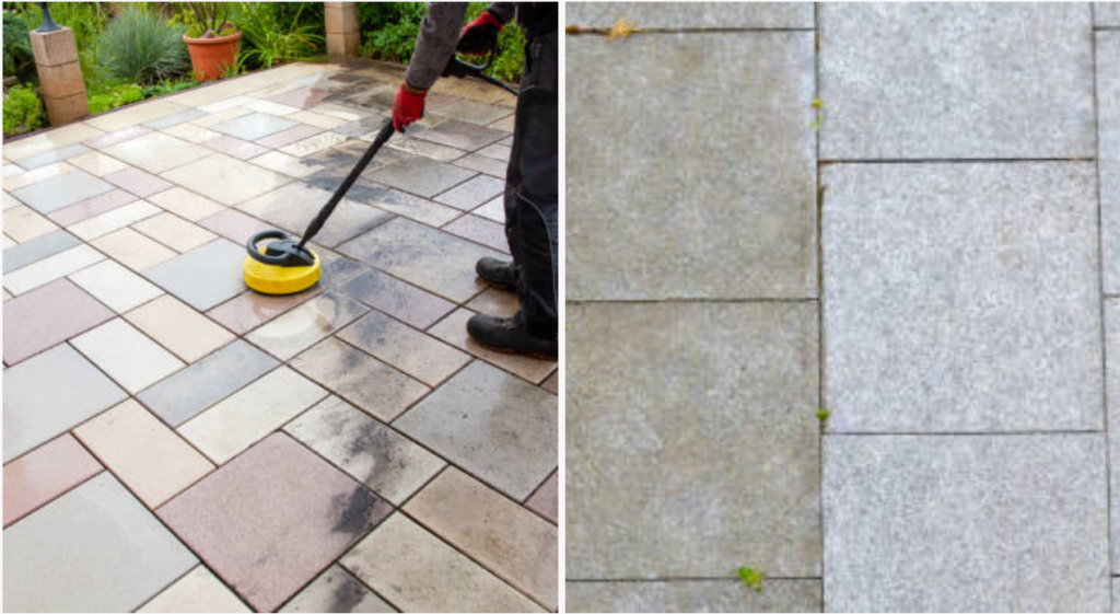 Rensning af terrassefliser
